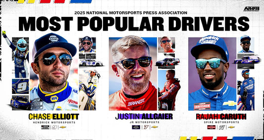 Elliott, Allgaier, Caruth earn 2025 NMPA Most Popular Driver awards